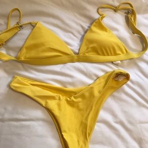 New yellow swimsuit